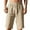Khaki, variant on Black Linen Shorts Men Casual Lightweight Athletic Shorts with Pockets Loose Fit Golf Drawstring Waist Sweatpant Summer Beach Wear
