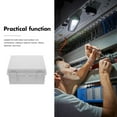 thumbnail image 3 of KAKOWELY junction cabinet 2pcs Outdoors Junction Box With Lock Waterproof Project Box Outdoor Plastic Closed Junction Box Universal Electrical Project Line Junction Box, 3 of 5