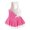Pink&White, variant on inhzoy Kids Girls Shiny Sequins Floral Sleeveless Dance Dress