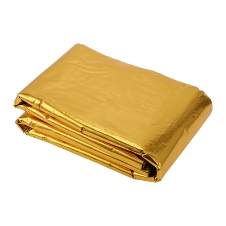 Unique Bargains 197mil 5mm 3.23sqft Car Sound Deadening Mat Aluminum Foil Foam Heat Shield Material for Hood Fender and Boat Engine Cover 39.37"x11.81" Gold Tone