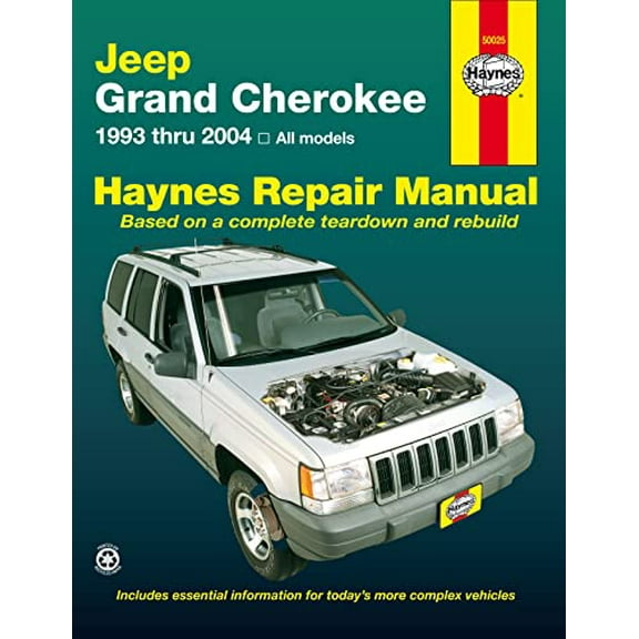Pre-Owned Jeep Grand Cherokee 1993 Thru 2004 Haynes Repair Manual: All Models (Paperback) 1563925540 9781563925542