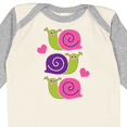 thumbnail image 4 of Inktastic Snail Lover Girl Garden Snails Girls Long Sleeve Baby Bodysuit, 4 of 5