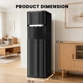thumbnail image 7 of Water Dispenser for 3 and 5 Gallon Bottles – Bottom Load Water Machine with Hot, Cold & Room Temperature Options, Safe Design, Black, 7 of 7