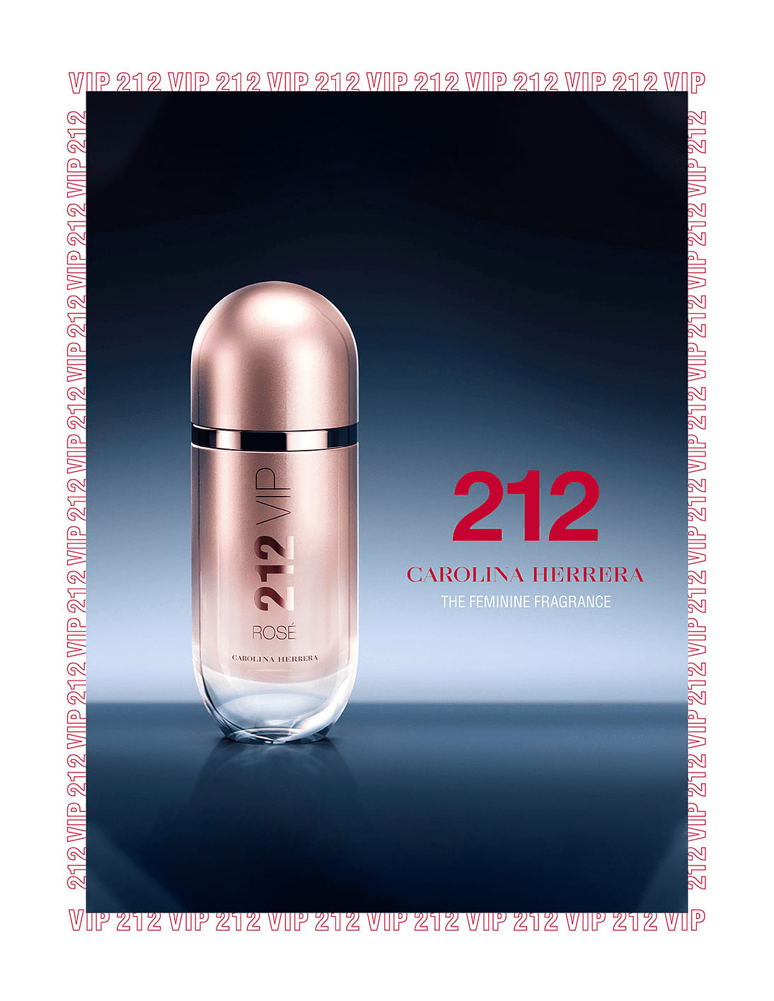 Carolina Herrera 212 VIP Rose Eau De Parfum Spray for Women 2.7 oz
