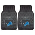 thumbnail image 1 of Detroit Lions Car Mats Heavy Duty 2 Piece Vinyl, 1 of 1