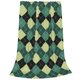 thumbnail image 2 of Balery Green Squares Manta de Felpa Suave y Acogedora – Cobija de Franela Aterciopelada para Cama, Lavable y Cálida para Sofá, Mascotas, Transpirable-60"x50", 2 of 7