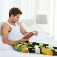 thumbnail image 5 of Sikiie Orange and Lemon Mens Pajama Pants Sleep & Lounge Pants, PJ Bottoms With elastic waistb and Pockets Medium, 5 of 6