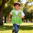 thumbnail image 2 of BOOMNY Toddler Boys Sleeveless Hi Vis T Shirts Reflective High Visibility T-Shirts Loose Mesh Vest, Sizes 7-8 Years, 2 of 7