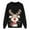 Women-Black, variant on Fiaer Christmas Family Sweatshirts Funny Cute Reindeer Snowflake Printed Xmas Pullover Long Sleeve Trendy Crew Neck Baggy Casual Xmas Tops Kid 140
