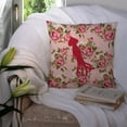 thumbnail image 3 of Carolines Treasures Squid Shabby Chic Pink Roses Fabric Decorative Pillow 14Hx14W multicolor, 3 of 4