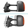 thumbnail image 3 of XTWEEX Towing Mirrors Fit 1999-2007 F-250 F-350 F-450 F-550 Super Duty, Manual,WO Heated,W/Amber Signal,Black (Pair Set), 3 of 8