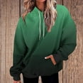 thumbnail image 7 of Juslio Womens Hoodies Womens Sweatshirts Pullover Long Sleeve Outerwear Casual Army Green, 7 of 7
