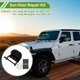 thumbnail image 3 of Reparación de visera solar 1 juego de Unique Bargains para Jeep Wrangler Jk 2007-2017 Clip de visera solar de metal negro, 3 of 6