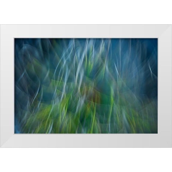 Abrantes, Paulo 32x23 White Modern Wood Framed Museum Art Print Titled - Electro-Shock Blues