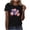 Black#4th of july women's shirts, variant on Moxiu Horse Racing Shirts for Women Summer Casual Short Sleeve Tops Funny Graphic Tees Crewneck Loose Fit Tunic Blouses 2025 White,S