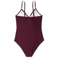 thumbnail image 4 of Traje de baño de una pieza para mujer, cómodo, liso, con almohadilla en el pecho, sin aros, Bikini con escote en V profundo OAVQHLG3B Store lin121212, 4 of 4