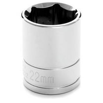Performance Tool W32222 1/2" Dr 22mm 6pt Socket