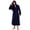Navy, variant on U2SKIIN Mens Robe Big and Tall with Hood,Full Length Plush Robe for Men Long Fleece Bathrobe（Burgundy, 2XL/3XL）