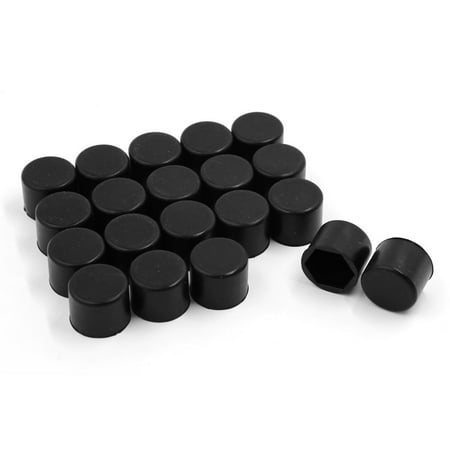 - 20pcs Universal Black Silicone Wheel Lugs Nuts Bolts Covers Protective Caps 21mm