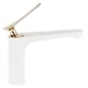 thumbnail image 3 of Grifo de lavabo G1/2 moderno, mezclador de agua fría y caliente, accesorio de baño, oro blanco, 3 of 14