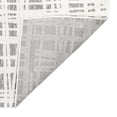 thumbnail image 5 of Trans-Ocean Imports RTO58703712 Liora Manne Rialto Grid Indoor & Outdoor Rug, Ivory - 4 ft. 10 in. x 7 ft. 6 in., 5 of 7