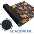 thumbnail image 6 of Long Mouse Pads for Desk,Brown Dinosaurs Flowers Trees Pattern Desk Mats on Top Of Desks, Desk Mouse Pad Extra Large with 3mm Non-Slip Base and Stitched Edge for Gaming,Office,Work,Home 31.5"x11.8", 6 of 6