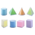 thumbnail image 1 of 8 bloques de formas geométricas, juguetes , juguete de enseñanza de matemáticas, bloques de patrones multicolores para juegos de matemáticas, 1 of 8