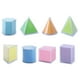 thumbnail image 1 of 8 Piezas de Formas Geométricas Transparentes Hugo Juguete de Enseñanza de Matemáticas, 1 of 9