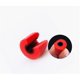 thumbnail image 3 of Tapones para Los oídos de repuesto CHAO espuma viscoelástica para auriculares 4,5 a 5 mm color rojo 6 unidades, 3 of 5