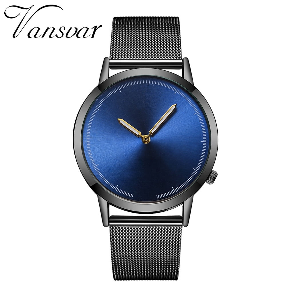 Vansvar Men s Casual Quartz Stainless Steel Band Malawi Ubuy
