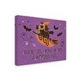 thumbnail image 2 of Trademark Fine Art 'Spooktacular I Black Cats Purple' Canvas Art by Janelle Penner, 2 of 3