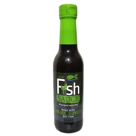 Tofuna Fysh - Vegan Fish Sauce, Fysh Sauce, Gluten Free, Made with Organic Seaweed, All Purpose Seasoning, 7.8 oz.