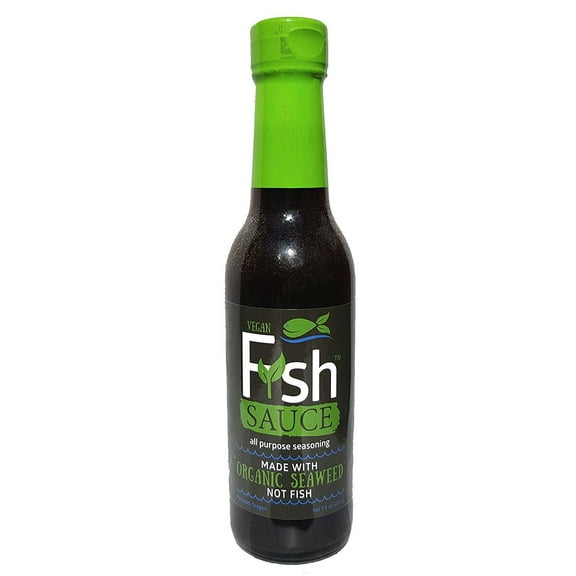 Tofuna Fysh - Vegan Fish Sauce, Fysh Sauce, Gluten Free, Made with Organic Seaweed, All Purpose Seasoning, 7.8 oz.