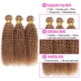 thumbnail image 3 of Hair Bundles Raivide Honey Blonde Kinky Curly de 22 pulgadas, 3 of 6