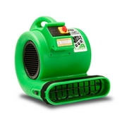 B-Air GP-1 1 HP Air Mover for Water Damage Restoration Carpet Dryer Floor Blower Fan, Green