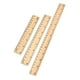 thumbnail image 4 of Regla de madera de 3 piezas, herramienta de medición, recta, herramientas de dibujo profesionales, reglas de medición de 2 escalas para ingenieros, ar, 4 of 9
