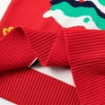thumbnail image 4 of HILEELANG Toddler Boy Girl Sweater Christmas Knit Pullover Crewneck Red Christmas Tree Sweatshirts Holiday Sweater 3-4T, 4 of 5
