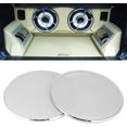 thumbnail image 4 of Speaker Grill, 6.5 Inch Car Audio Speaker Grille Mesh Cover Enclosure Circle Guard Loudspeaker Protective Net(2PCS), 4 of 5