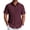Wine Red, variant on COOFANDY Men' Button Up Shirt Short Sleeve Dress Shirt Wrinkle Free Stretch Casual Business Shirt