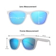 thumbnail image 3 of WOOSH Polarized Sunglasses for Men and Women - Lightweight Unisex Sun Glasses with UV Protection for Driving Fishing, Running, Sports, Beach and Outdoors (Bocas Aqua), 3 of 7