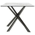 thumbnail image 3 of Pemberly Row Rectangular Sintered Stone Dining Table in Mirage White, 3 of 7