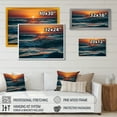 thumbnail image 4 of Designart "Ocean Tranquility III" Modern Landscape Beach Canvas Wall Art, 4 of 5