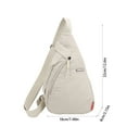 thumbnail image 3 of Messenger Bag for Women Men Satchel Bag Canvas Crossbody Shoulder Bag Casual Sling Bag, 3 of 6