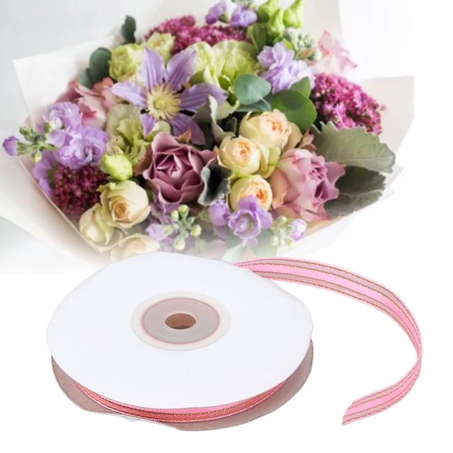 Polyester Satin Ribbon, Polyester Chiffon Ribbon Wedding Satin Ribbon Hair Accessory For Decorating Bouquet Garland 0.4in