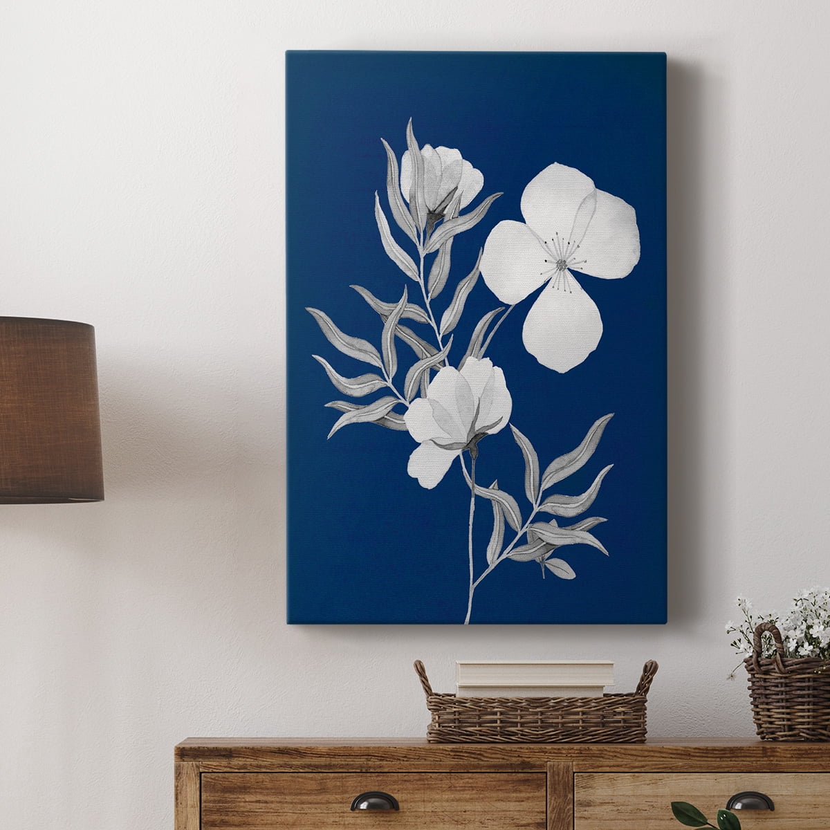 Indigo Sketch II Premium Gallery Wrapped Canvas - Ready to Hang