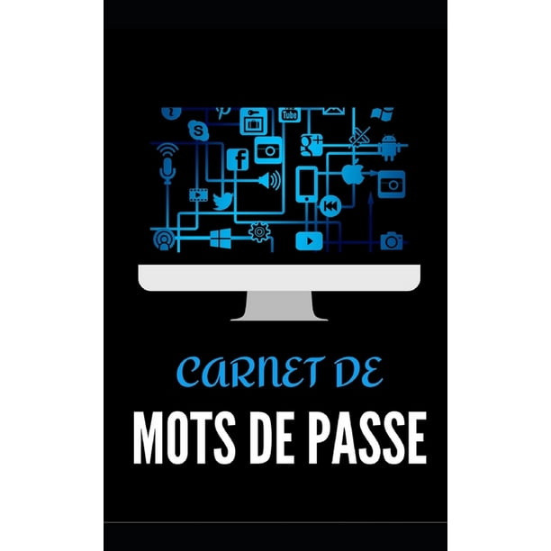 4 Images 1 Mot Internet Ordinateur Carnet de Mots de Passe : 100 pages - codes secrets - identifiants