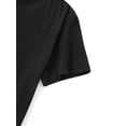 thumbnail image 4 of Rock And Roll Leopard Lips Lightning Print Crew Neck Short Sleeve Casual T-Shirt, 4 of 6