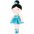 thumbnail image 5 of Gloveleya Soft Dolls Baby Girl Gifts Ballet Girls Plush Baby Doll Ballerina Blue 13 inch, 5 of 12