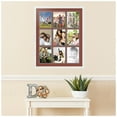 thumbnail image 2 of ArtToFrames Collage Photo Picture Frame with 9 - 6x8" Openings, Framed in White with Cognac and Black Mats (CDM-3966-213), 2 of 8