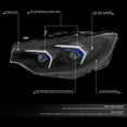 thumbnail image 2 of DNA Motoring for 14-20 BMW F32 F33 428I 430I 435 LED Switchback HID Projector Black Headlight, 2 of 8